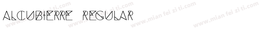 Alcubierre Regular字体转换